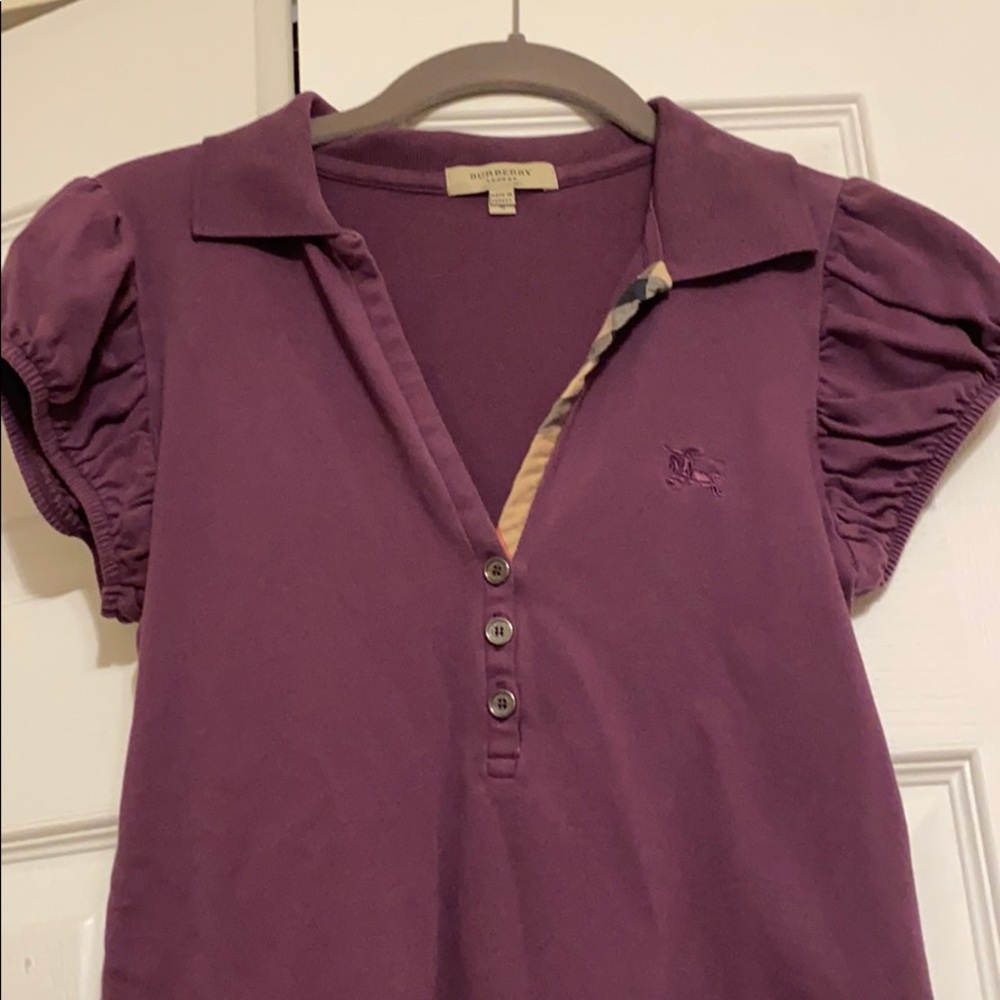 Plum Burberry London Top